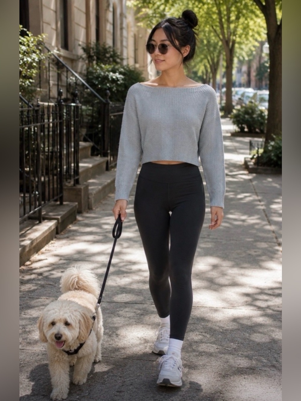 GAP Gray Sweater with Ribbed Knit